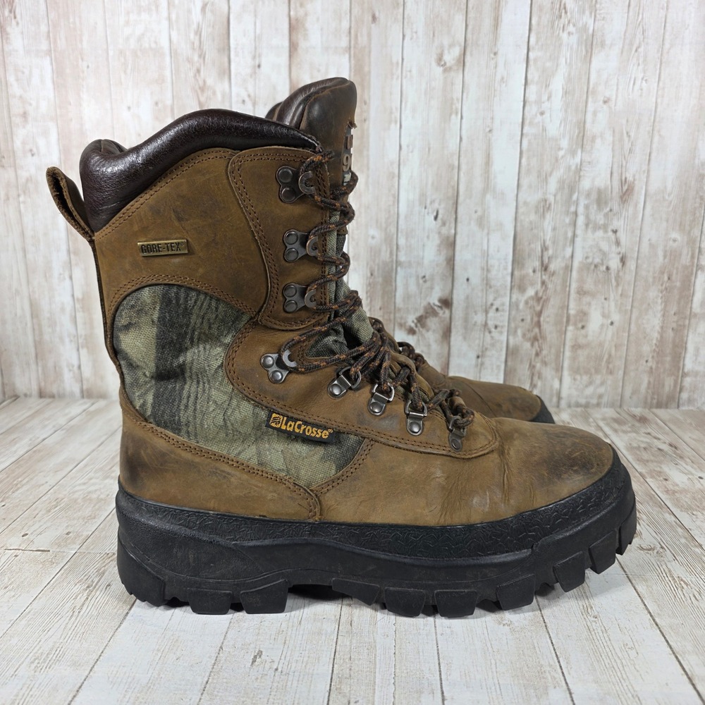 LaCrosse‎ Mens 10.5 Waterproof Insulated Hunting Boots Gore-Tex Thinsulate